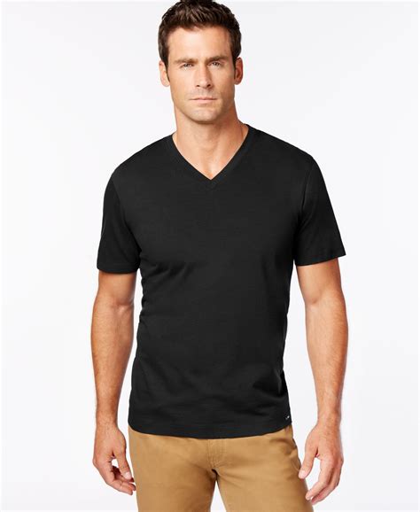 michael kors men's v neck t shirts|Michael Kors long sleeve shirts.